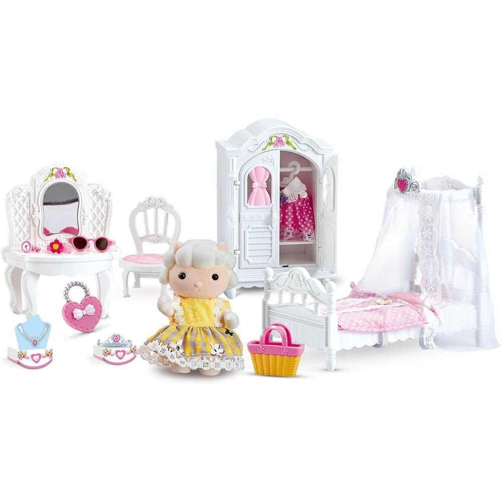 Brinquedo Casinha Feliz Conjunto Quarto Com Acessórios Zoop Toys