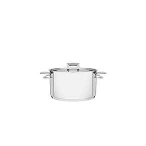 Caçarola Funda Em Aço Inox Brava Com Duas Alças E Fundo Triplo 20cm - Tramontina