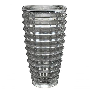 Vaso Decorativod Vidro Crsital 28cm Centro De Mesa Arrranjo Decoração