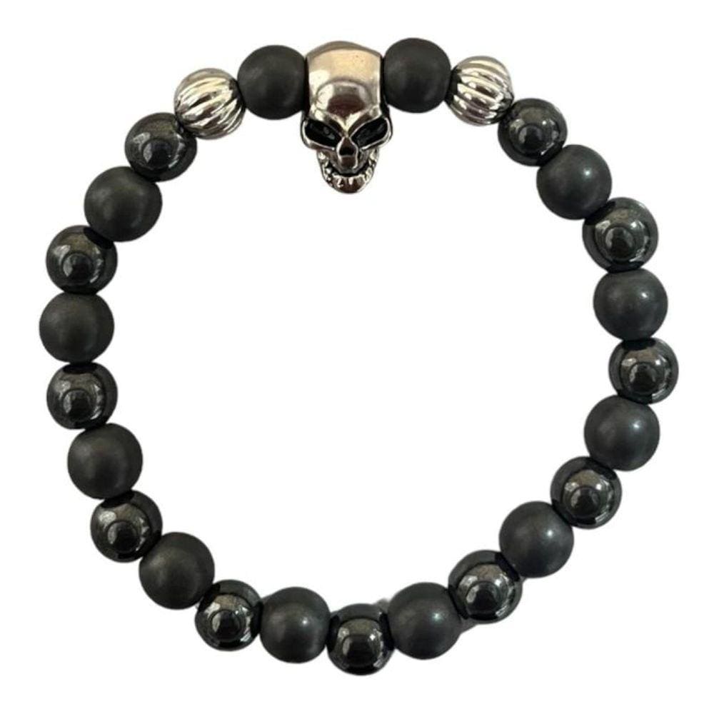 Pulseira Pedra Natural Hematita Amuleto - Selecione O Modelo