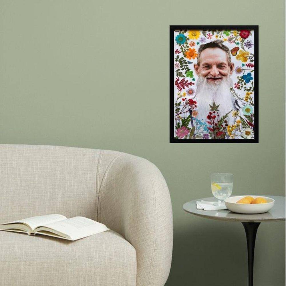 Quadro Decorativo Padrinho Sebastião 45X34Cm