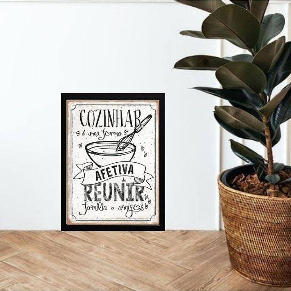 Quadro Decorativo Cozinha Afetiva 33X24Cm