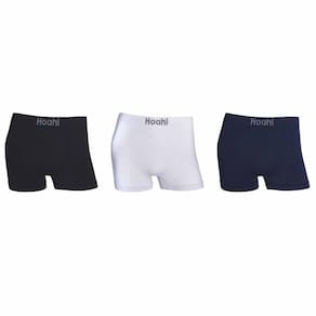 Kit Cueca Hoahi Boxer 3X1 Poliamida Masculina 016HOB22178SO