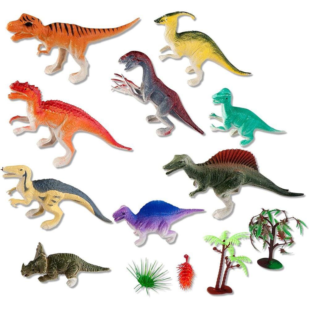 Brinquedo Kit 9 Dinossauros Mundo Jurassico - Zoop Toys