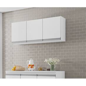 Armário de Cozinha Aéreo Andréia 120cm Branco - AJL Móveis
