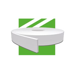 Rodapé de EVA Autocolante Branco 5,0cm x 1,5cm RP43 - 21m Segunda Linha