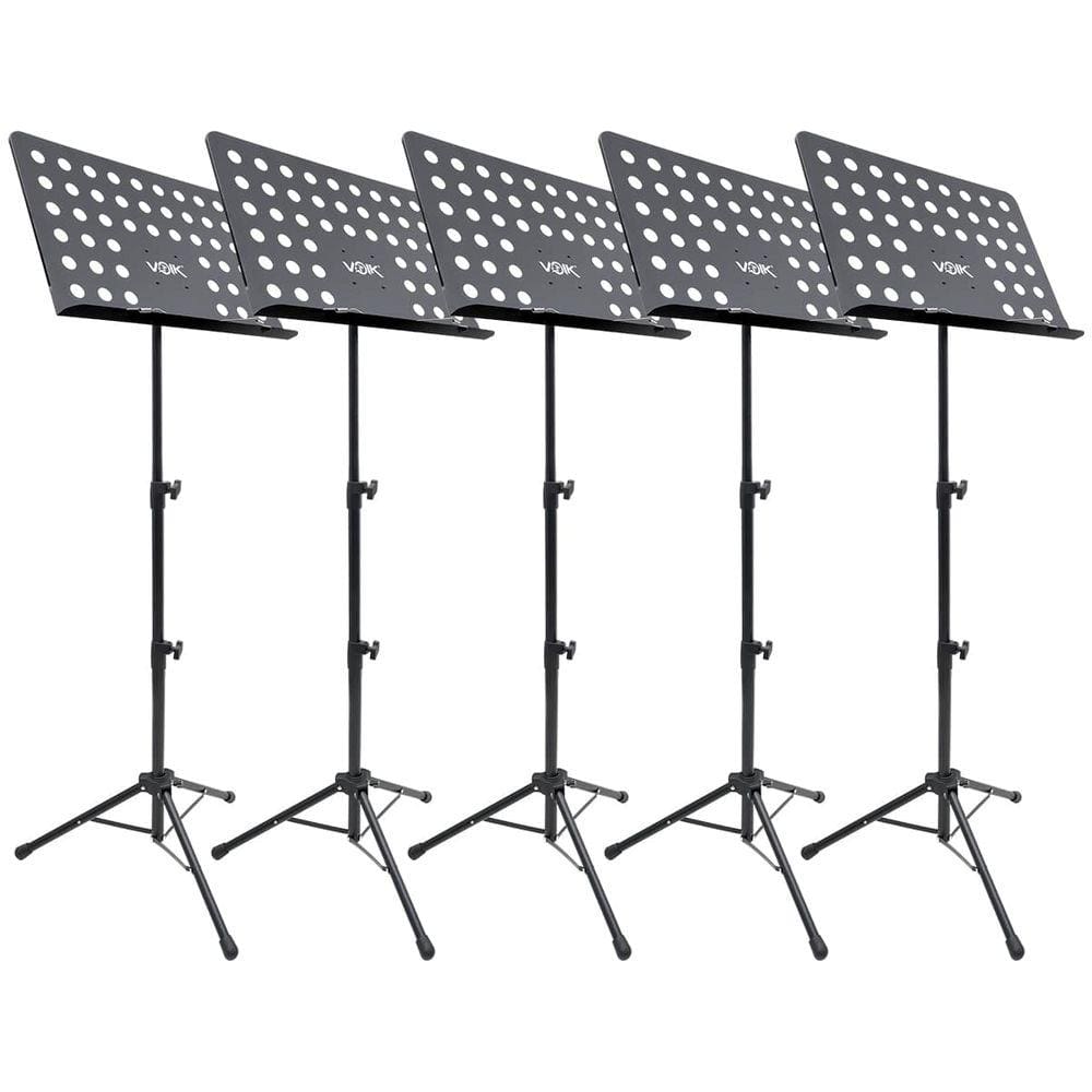 Kit Com 5 Estantes para Partitura Ajustável Voik MS-714