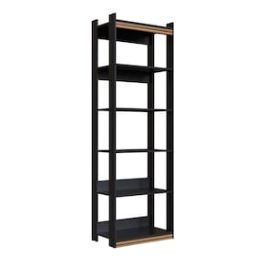 Closet Com Prateleiras Amber Preto Fosco / Brise