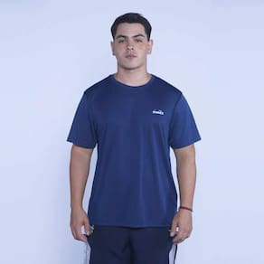 Camisa Diadora Basica Azul Marinho