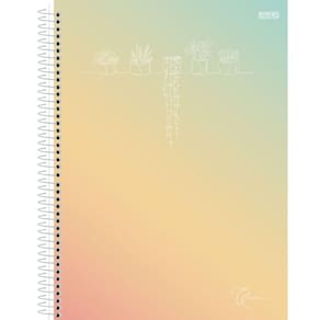 Caderno Capa Dura Universitário Clean 1 Matéria São Domingos