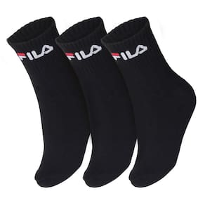 Meia Fila LS330037 39 ao 43 Pack com 03 Pares Preta