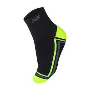 Meia New Balance Performance 39 ao 42 Preta e Amarela