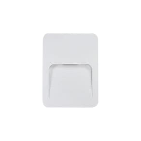 Balizador Nordecor Donni Sobrepor Led Bivolt Branco 3000k Luz Amarela