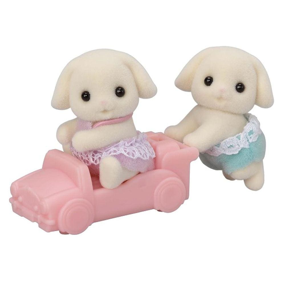 Sylvanian Families Gemeos Coelhos Floral EPOCH Magia