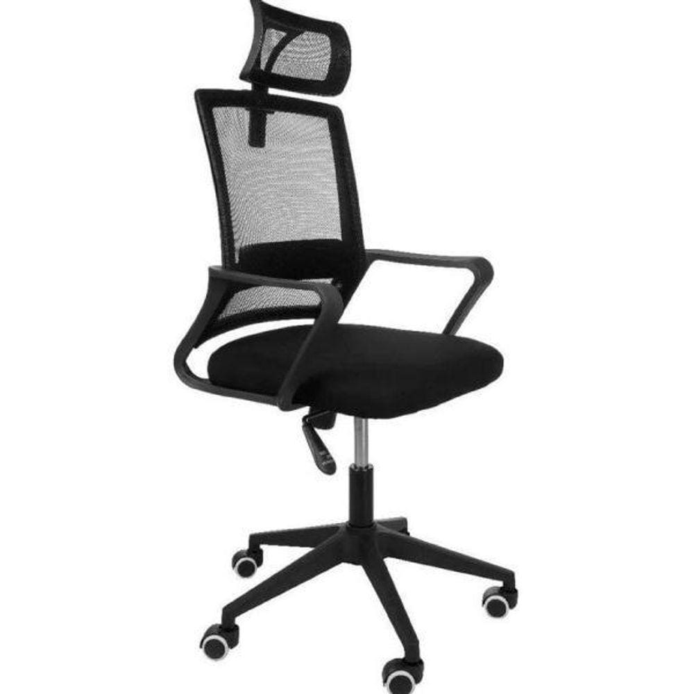 Cadeira De Escritório Giratória 360º Tela Mesh Com Encosto