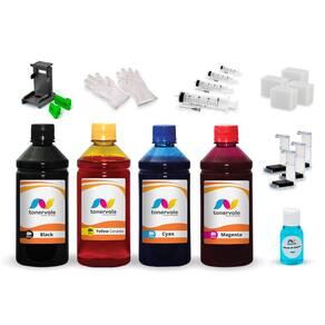 Kit 4 Tinta Para Lexmark Z35 16 17 e 26 27 500ml