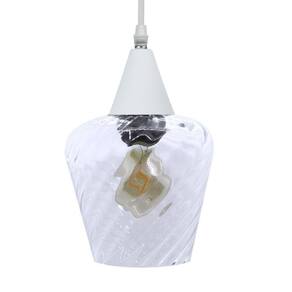 Lustre Pendente Taschibra Monalisa Transparente E27 Bivolt Branco