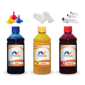 Kit 3 Tinta Para Epson L14150 T504120 CMYK 500ml