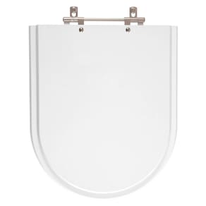 Tampa de Vaso em MDF Jasmim Branco para bacia Fiori