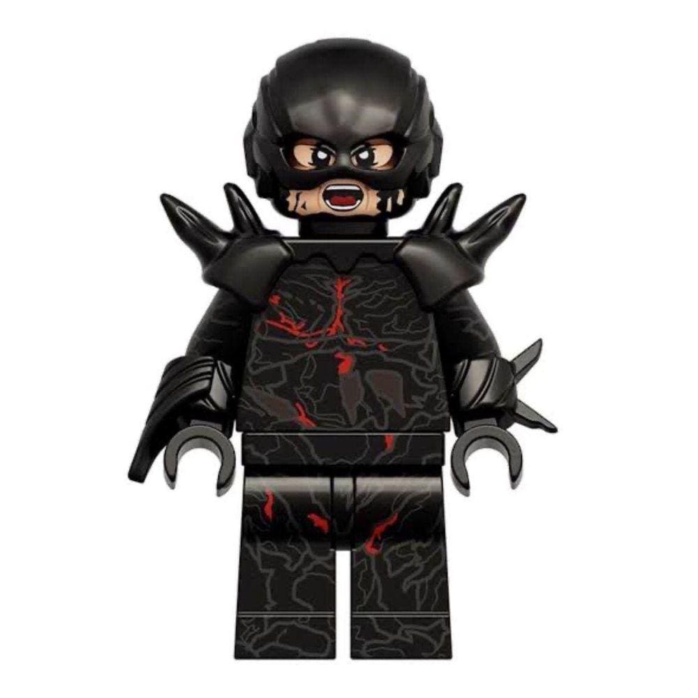 Boneco Blocos De Montar Flash Negro