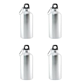 Kit 4 Garrafas Chaveiro Mosquetão 400Ml Personalizável
