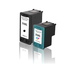 Kit Cartucho Para Impressora C4380 74 e 75 compatível