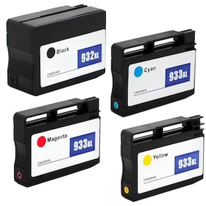 Kit Cartucho Para Impressora 7612 932xl e 933xl compatível