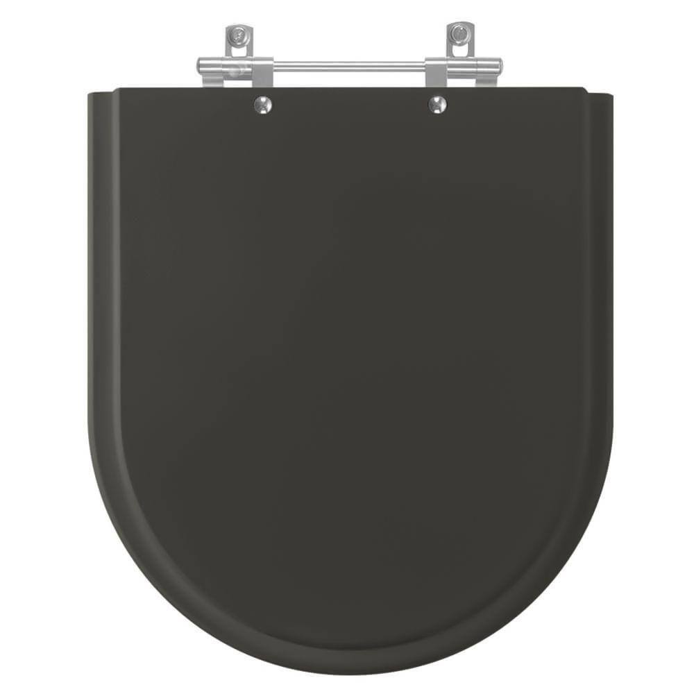Tampa de Vaso Sanitario Smart Noir (Preto Fosco) Para Bacia Celite