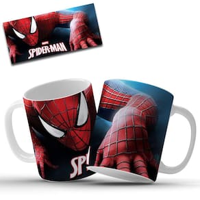 Caneca Homem Aranha Personalizada em Cerâmica 325ml