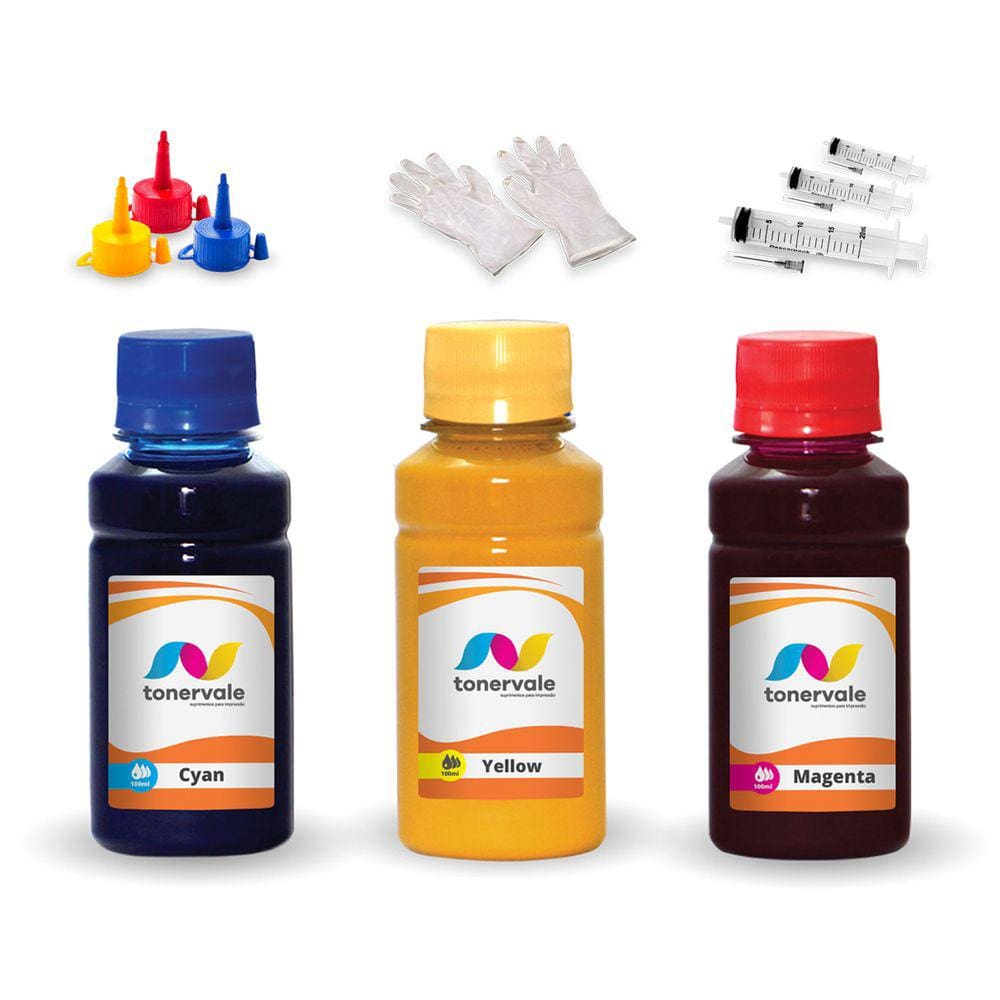 Kit 3 Tinta Para Impressora C410 564xl 100ml