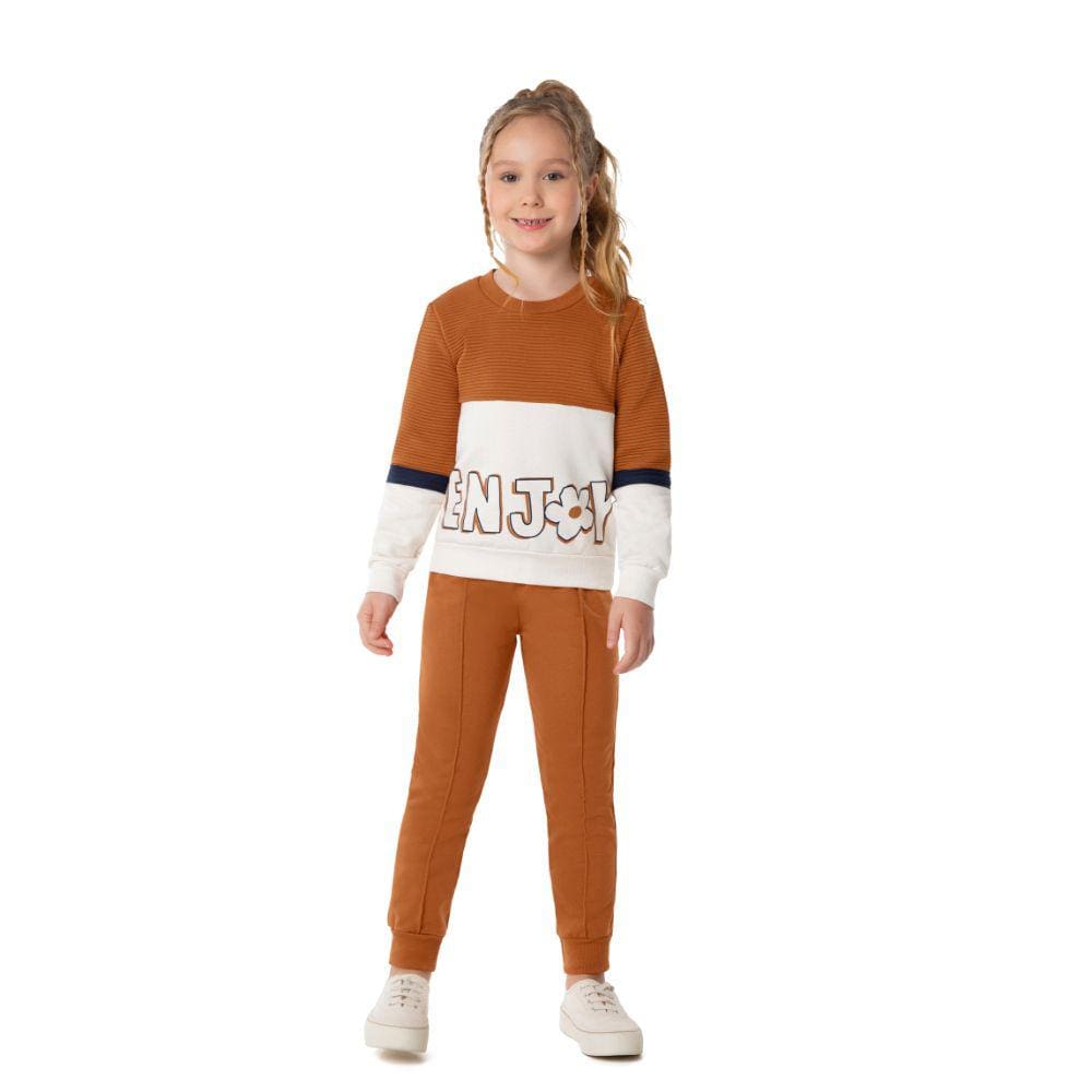 Conjunto Moletom Infantil Menina Malwee Kids Ref. 116725