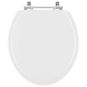 Assento Sanitário Convencional Oval Universal Branco para vasos Deca, Incepa, Celite, Icasa, Fiori, Hervy