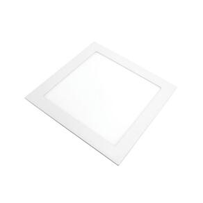 Painel De Led Lorenzetti Quadrado De Embutir 24w Bivolt 3000k Luz Amarela
