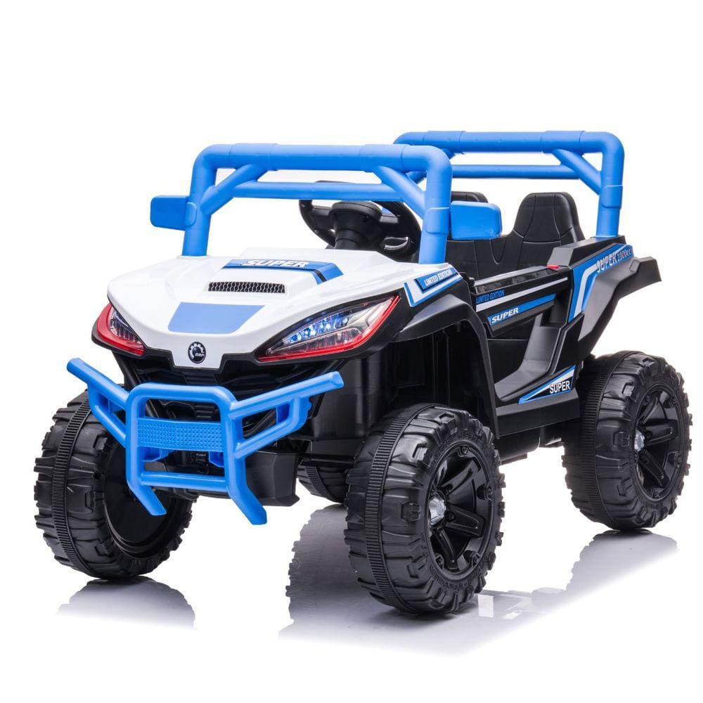 Carro Elétrico Bug Utv 12V Infantil Quadriciclo Controle Bluetooth Usb Brinqway Bw-278 Som Luzes