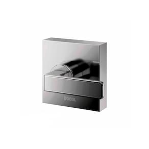 Acabamento Para Registro Docol Stillo 824148 Para Base Deca 1-2", 3-4" E 1" Grafite Polido