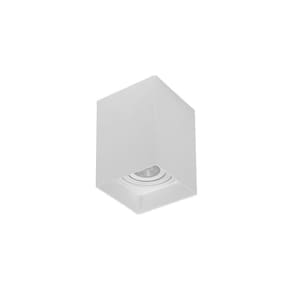 Spot De Sobrepor Nordecor Loch Par 20 E27 Quadrado Bivolt Branco