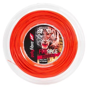 Corda Polyfibre Fire Rage Ribbed 17L 1.25mm Laranja - Rolo com 200 Metros