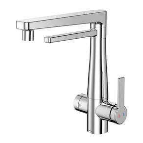 Torneira Misturador Monocomando Nova Docol Vitalis 1579606 Com Filtro De Bancada Cromada