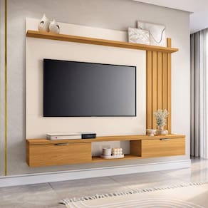 Painel HB Móveis Lets Para TV Até 55 Polegadas 2 Portas