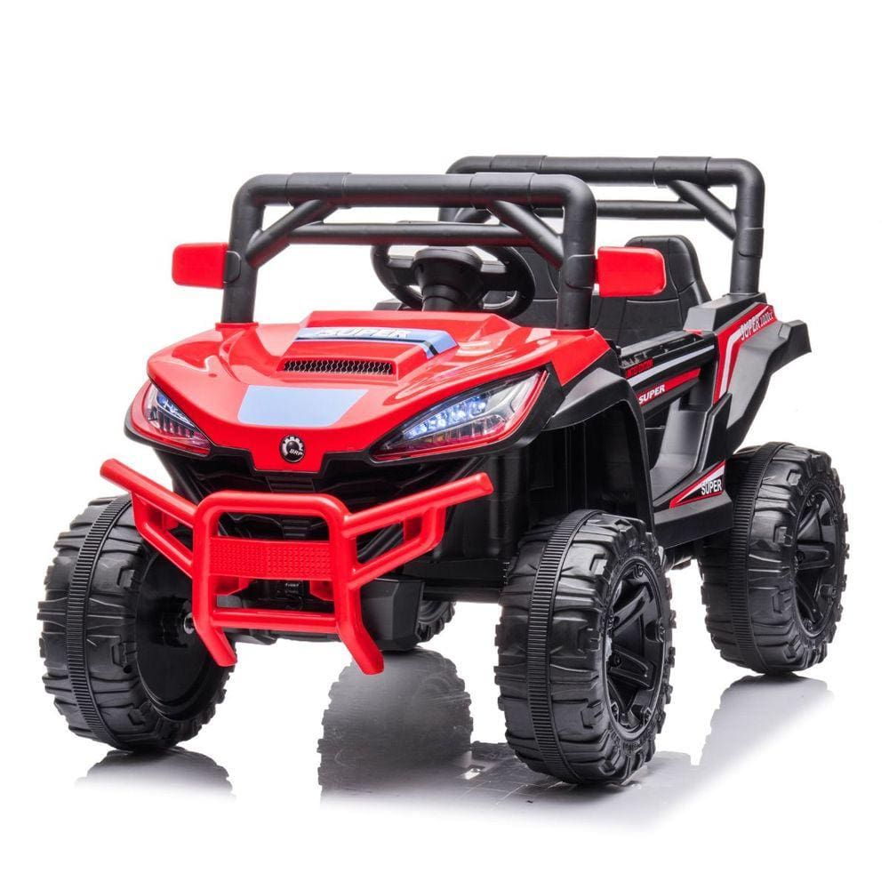 Carro Elétrico Bug Utv 12V Infantil Quadriciclo Controle Bluetooth Usb Brinqway Bw-278 Som Luzes