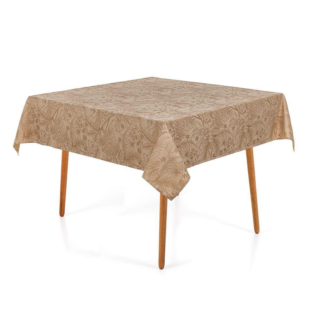 Toalha de Mesa Karsten Quadrada 8 Lugares Sempre Limpa Aurora