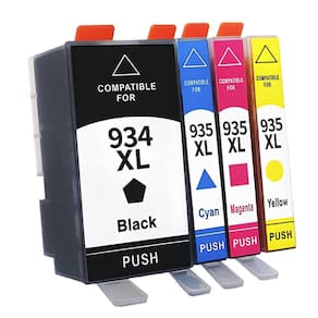 Kit Cartucho Para Impressora Pro 6830 934xl e 935xl compatível