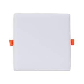 Painel De Led Blumenau Frameless Quadrado Sobrepor-embutir 32w Bivolt 3000k Luz Amarela