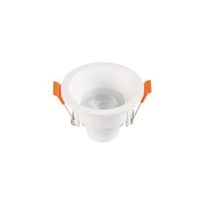 Spot De Led Recuado Blumenau Slim 6w Redondo Branco Bivolt 6500k Luz Branca