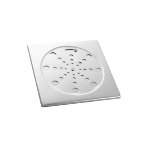 Ralo Quadrado Blukit 15cm Cromado