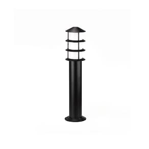 Poste Balizador Germany Oriental 55cm E27 Bivolt Preto Fosco