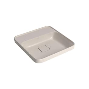 Cuba De Sobrepor Deca Slim 40x40 L.21040.m.26 Quadrada Com Mesa Barbante