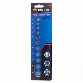Jogo 11 Insertos Magneticos Sextavados Soquetes 8 A 19Mm