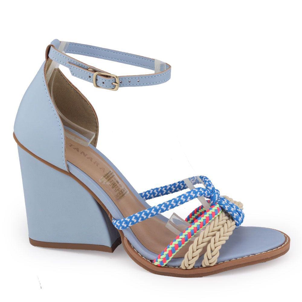 Sandália Feminina Tanara T6923 Rústica Bloco Torvy Laguna