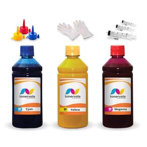 Kit 3 Tinta Para Canon GL-190 GL190 500ml